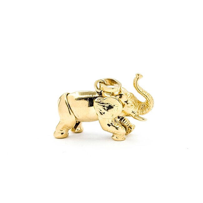 Pendant Articulated Elephant 14ky 1x.6" 5.18g 125092008