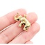 Pendant Articulated Elephant 14ky 1x.6" 5.18g 125092008