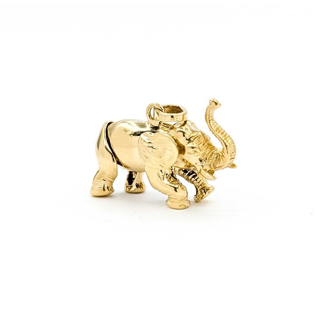 Pendant Articulated Elephant 14ky 1x.6" 5.18g 125092008