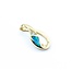 Pendant .06ct Round Diamonds Opal 14ky 25x12mm 3.01g 225080065