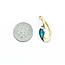 Pendant .06ct Round Diamonds Opal 14ky 25x12mm 3.01g 225080065