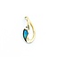 Pendant .06ct Round Diamonds Opal 14ky 25x12mm 3.01g 225080065