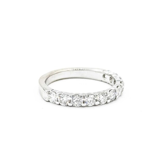 Ring 11 Stone .88ctw Round Diamonds 14kw Sz6 2.77g 225090018