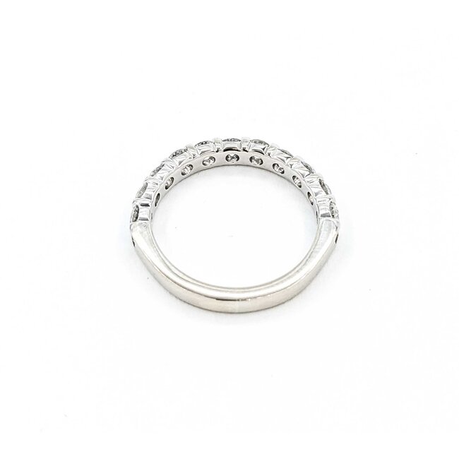 Ring 11 Stone .88ctw Round Diamonds 14kw Sz6 2.77g 225090018
