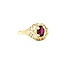 Ring .30ct Red Garnet 10ky 10mm Sz9 1.81g 225090005
