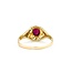 Ring .30ct Red Garnet 10ky 10mm Sz9 1.81g 225090005