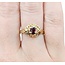 Ring .30ct Red Garnet 10ky 10mm Sz9 1.81g 225090005