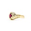 Ring .30ct Red Garnet 10ky 10mm Sz9 1.81g 225090005