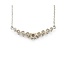 Necklace 9 Stone .75ctw Round Diamonds 14w 32x4.5mm 19.5" 4.65g 225090014
