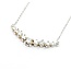 Necklace 9 Stone .75ctw Round Diamonds 14w 32x4.5mm 19.5" 4.65g 225090014
