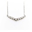 Necklace 9 Stone .75ctw Round Diamonds 14w 32x4.5mm 19.5" 4.65g 225090014