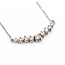 Necklace 9 Stone .75ctw Round Diamonds 14w 32x4.5mm 19.5" 4.65g 225090014