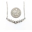 Necklace 9 Stone .75ctw Round Diamonds 14w 32x4.5mm 19.5" 4.65g 225090014