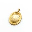 Locket Etched "M" Monogram 10ky .9x.6" 3.1g 125062044