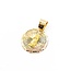 Pendant Virgin Mary Medallion 14ktt .75x.75" 1.94g 125092010