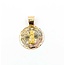 Pendant Virgin Mary Medallion 14ktt .75x.75" 1.94g 125092010