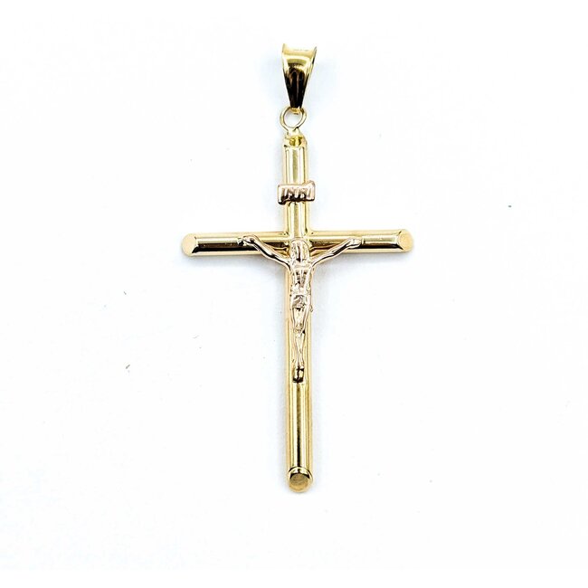 Pendant Crucifix 14ky 2x1" 1.63g 125082005