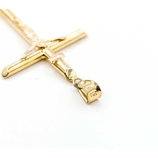 Pendant Crucifix 14ky 2x1" 1.63g 125082005