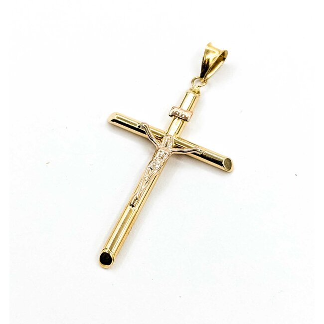 Pendant Crucifix 14ky 2x1" 1.63g 125082005