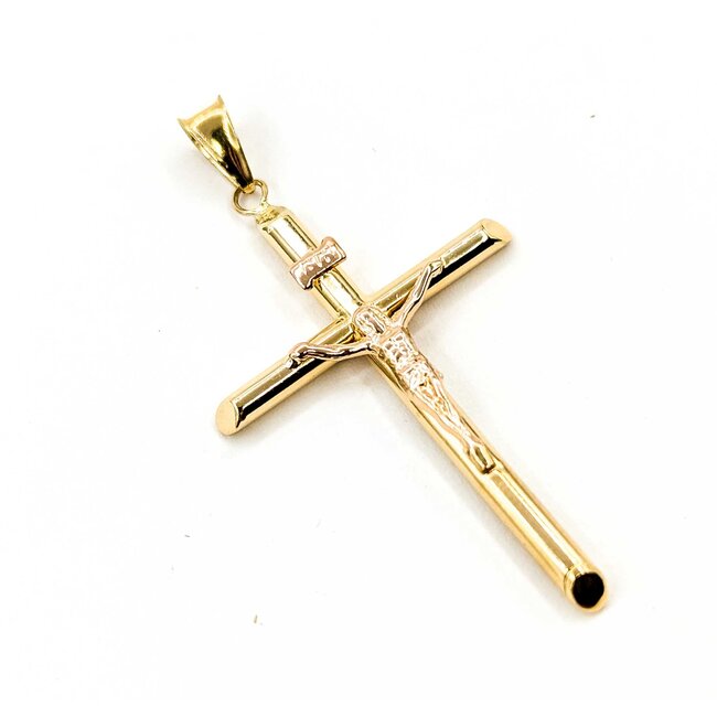 Pendant Crucifix 14ky 2x1" 1.63g 125082005