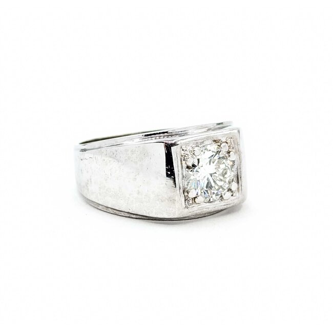 Ring 1.57ct Round Diamond 14kw Sz11 9.40g 225090002
