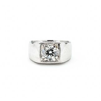 Ring 1.57ct Round Diamond 14kw Sz11 9.40g 225090002