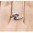 Ring .06ctw Round Diamonds .60ctw Purple Tanzanite 14ky 8.5mm Sz8.5 2.54g 225090003