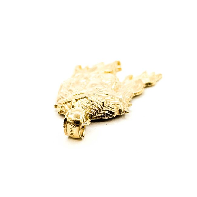 Pendant Jesus Thorn Crown 14ky 1.25x.75" 2.74g 125092011