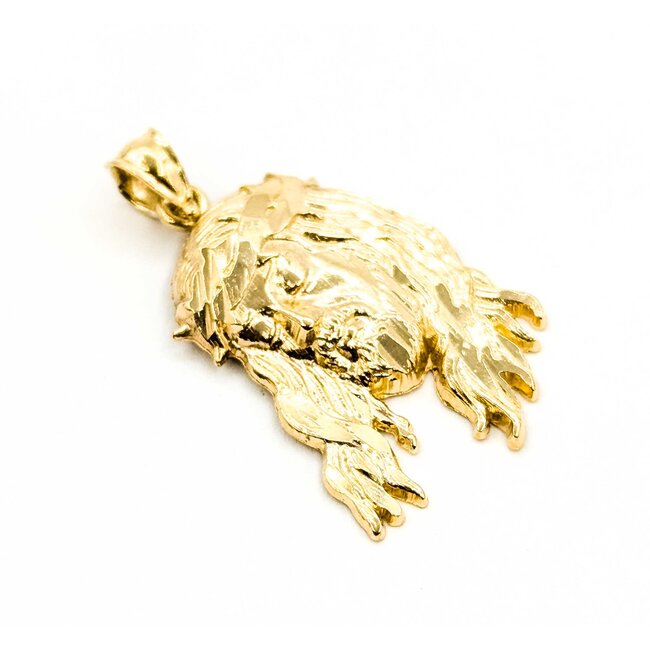 Pendant Jesus Thorn Crown 14ky 1.25x.75" 2.74g 125092011