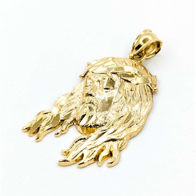 Pendant Jesus Thorn Crown 14ky 1.25x.75" 2.74g 125092011