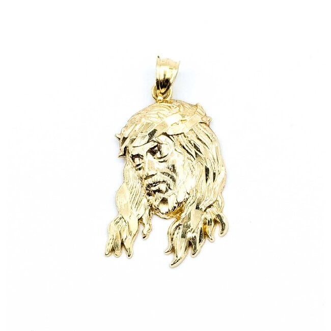 Pendant Jesus Thorn Crown 14ky 1.25x.75" 2.74g 125092011