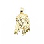 Pendant Jesus Thorn Crown 14ky 1.25x.75" 2.74g 125092011