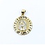 Pendant Jesus Medallion 10ky .9x9" 1.9g 125092016