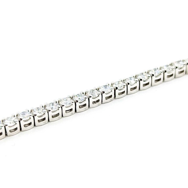 Bracelet Tennis 2.50ct Round Diamonds 14kw 7.5" 10.26g 225090020