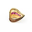 Pendant .25ctw Ruby 14ky 18x17mm 3.54g 225080075