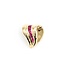 Pendant .25ctw Ruby 14ky 18x17mm 3.54g 225080075