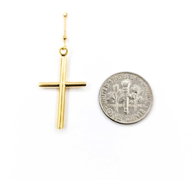 Necklace Rosary Rolo Link Lobster Clasp 14tt 1.8mm 17" 3.76g 125092002