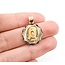 Pendant Virgin Mary Medallion 10ky 1x.75" 1.51g 125092018