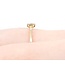 Ring Three Stone .05ctw Round Diamonds 1.29ct Garnet 10ky sz7.25 1.78g 125060129