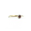 Ring Three Stone .05ctw Round Diamonds 1.29ct Garnet 10ky sz7.25 1.78g 125060129