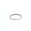 Ring Band .17ctw Round Diamonds .18ctw Emerald 14kw sz6.5 1.84g 125060133