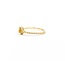 Ring East West .08ctw Round Diamonds .32ct Citrine 14ky sz7 1.74g 125060134