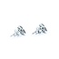 Earrings Stud .20ctw Round Diamonds .50ctw Emerald 14kw 1.87g 125060148