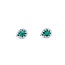 Earrings Stud .20ctw Round Diamonds .50ctw Emerald 14kw 1.87g 125060148
