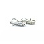 Earrings J-Hoop Omega Back .25ctw Round Diamonds 10kw .6x.1" 2.5g 125060152