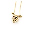 Pendant Ribbon Heart .025ct Round Diamond .38ct Opal 14ky 1.1mm 18" 2.9g 125060153