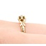 Ring Vintage Solitaire .18ct European Cut Diamond 14ky 5.8mm Sz9 1.9g 125060154