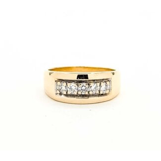 Ring Engagement .50ctw Round Diamonds 14ky 9mm Sz10.25 8.9g 125060160