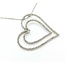 Pendant Double Heart .33ctw Round Diamonds 14kw 1.25x1.25" 17.5" 4.49g 125080005