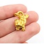 Pendant Tiger Kitten 24kt .75x.5" 4.61g 125092015